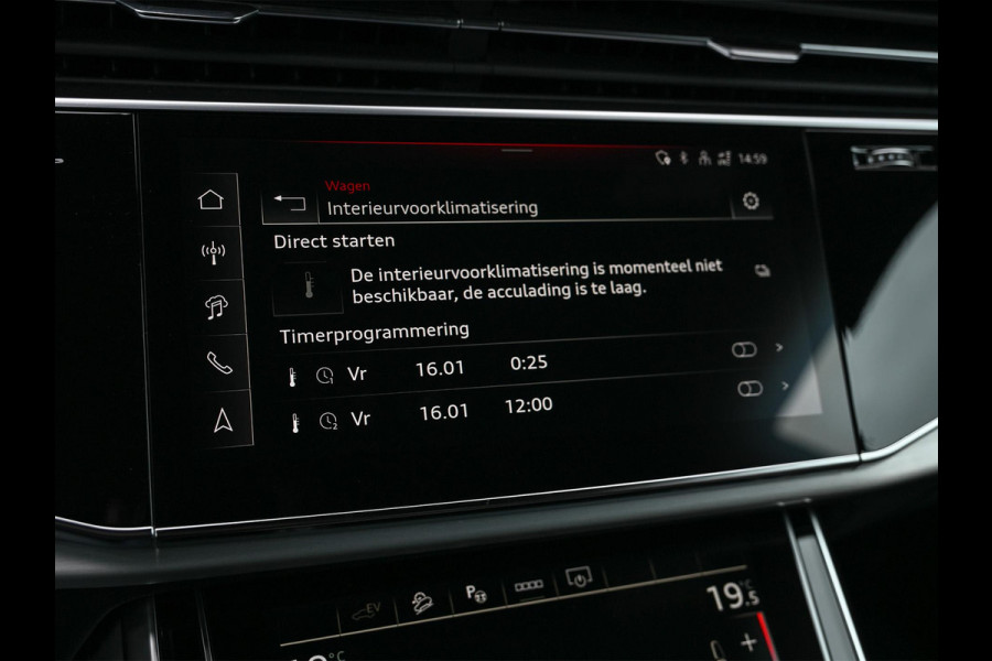 Audi Q8 55 TFSI e quattro Pro Line S | Panoramadak | 360 Camera | B&O | Soft Close | Memory Seats | Luchtvering | Stoelventilatie + Massage | Ambiance Interieur | Stuurverwarming |