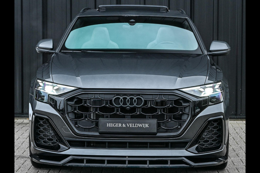 Audi Q8 55 TFSI e quattro Pro Line S | Panoramadak | 360 Camera | B&O | Soft Close | Memory Seats | Luchtvering | Stoelventilatie + Massage | Ambiance Interieur | Stuurverwarming |