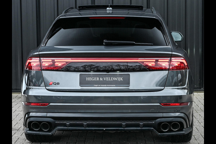 Audi Q8 55 TFSI e quattro Pro Line S | Panoramadak | 360 Camera | B&O | Soft Close | Memory Seats | Luchtvering | Stoelventilatie + Massage | Ambiance Interieur | Stuurverwarming |
