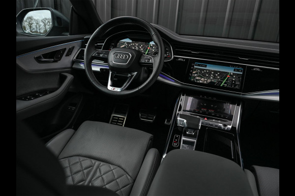 Audi Q8 55 TFSI e quattro Pro Line S | Panoramadak | 360 Camera | B&O | Soft Close | Memory Seats | Luchtvering | Stoelventilatie + Massage | Ambiance Interieur | Stuurverwarming |