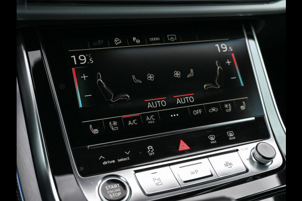 Audi Q8 55 TFSI e quattro Pro Line S | Panoramadak | 360 Camera | B&O | Soft Close | Memory Seats | Luchtvering | Stoelventilatie + Massage | Ambiance Interieur | Stuurverwarming |