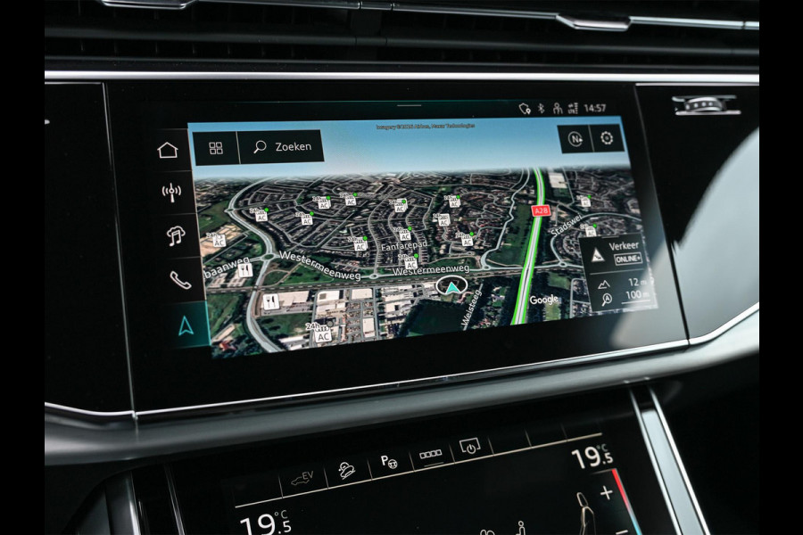 Audi Q8 55 TFSI e quattro Pro Line S | Panoramadak | 360 Camera | B&O | Soft Close | Memory Seats | Luchtvering | Stoelventilatie + Massage | Ambiance Interieur | Stuurverwarming |