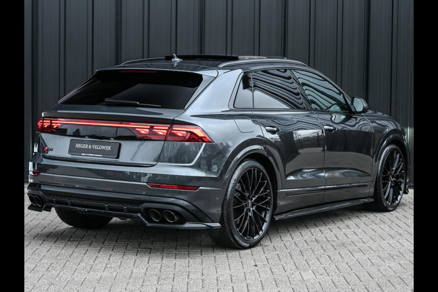 Audi Q8 55 TFSI e quattro Pro Line S | Panoramadak | 360 Camera | B&O | Soft Close | Memory Seats | Luchtvering | Stoelventilatie + Massage | Ambiance Interieur | Stuurverwarming |
