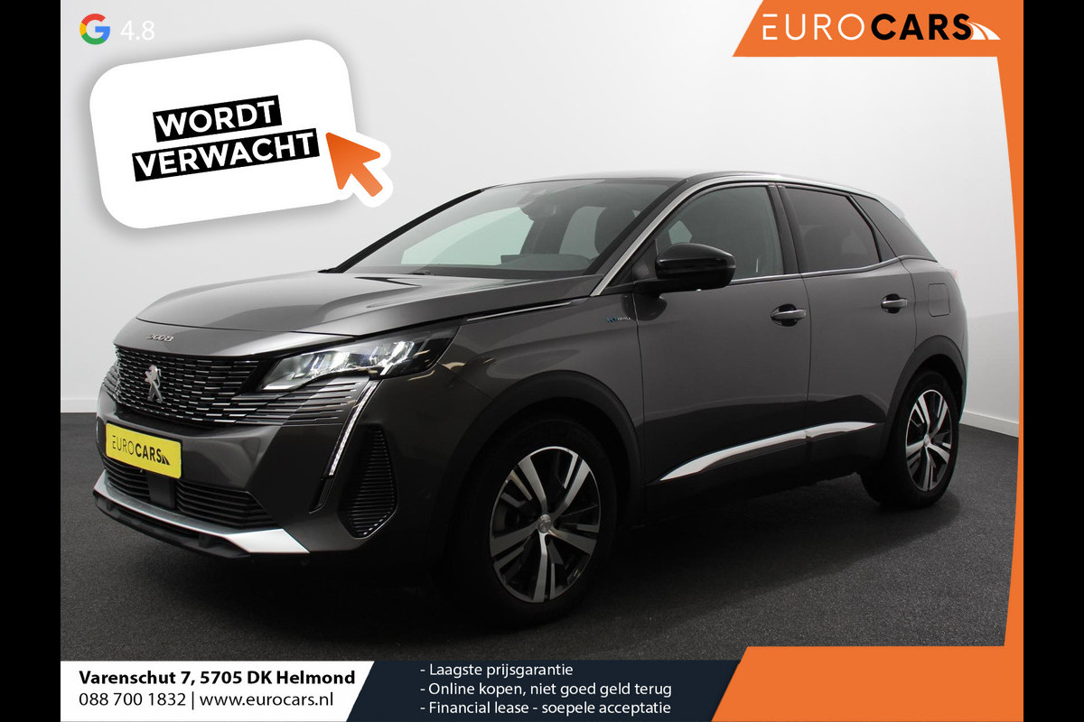 Peugeot 3008 1.6 Hybrid 225PK Allure Pack Navigatie Apple Carplay/Android Auto Camera Parkeersensoren Adaptive Cruise Control Dodehoek assistent Stoelverwarming Climate Control Virtual Cockpit  Lichtmetalen velgen