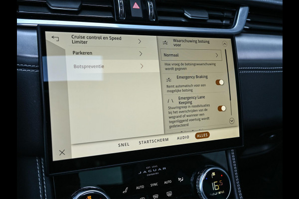 Jaguar F-Pace 2.0 P400e PHEV R-Dynamic SE | Panoramadak | 14-Wegs Memory Seats | HermanBosch Sound | Camera | Adaptieve Cruise | Stoelverwarming | Ambiente Verlichting | Stuur Verwarming |