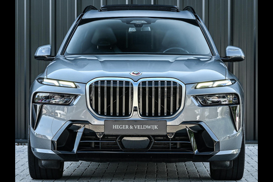 BMW X7 xDrive40i High Executive 7P | Panoramadak | Alcantara Hemel | Harman/Kardon | Iconic Glow | Stoelventilatie + Massage | Actice Cruise | Ambiance Interieur | HUD | Luchtvering |