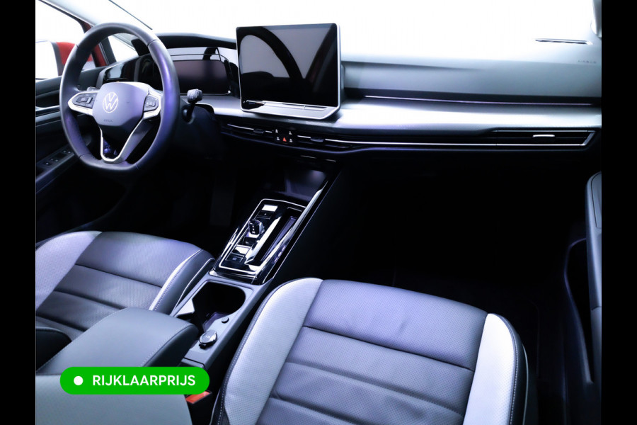 Volkswagen Golf 1.5 eHybrid Style Edition | Camera | Travel assist | Stuur- & stoelverwarm. Stoelventilatie | Elec. verst. best. stoel | Headup, Sfeerverlichting, IQ Led, Lederen bekleding, Incl. winterset op LMV