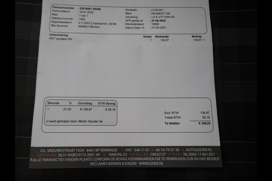 Peugeot 108 1.0 e-VTi ALLURE 5-DEURS + APPLE CARPLAY | CAMERA | LMV | PRIVACY | CLIMATE CONTROL