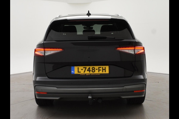 Škoda ENYAQ iV 80 + LEDER | PANORAMA | TREKHAAK | 21 INCH | ADAPTIVE CRUISE | CAMERA | STOELVERW. | MATRIX LED