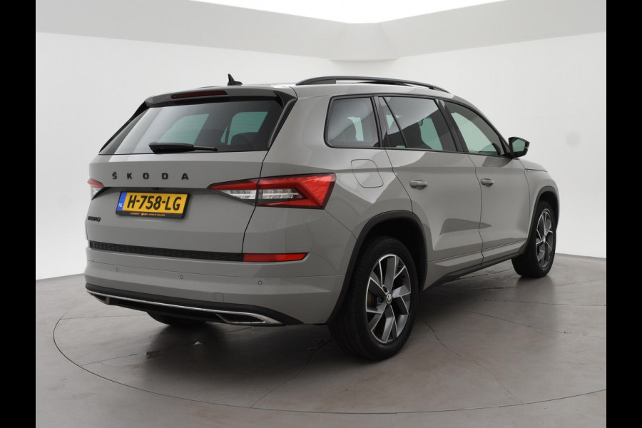 Škoda Kodiaq 1.5 TSI SPORTLINE 7-PERSOONS STEEL GREY + TREKHAAK | PANORAMA | VIRTUAL | STOELVERW. | CANTON