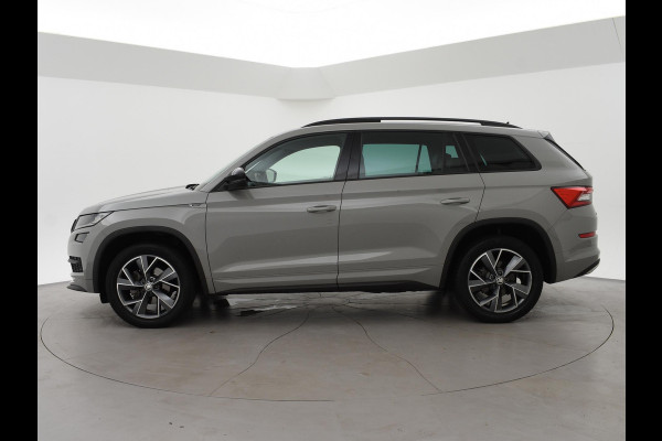 Škoda Kodiaq 1.5 TSI SPORTLINE 7-PERSOONS STEEL GREY + TREKHAAK | PANORAMA | VIRTUAL | STOELVERW. | CANTON