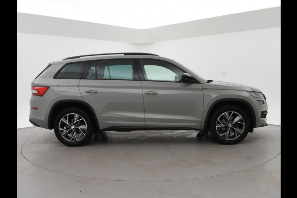 Škoda Kodiaq 1.5 TSI SPORTLINE 7-PERSOONS STEEL GREY + TREKHAAK | PANORAMA | VIRTUAL | STOELVERW. | CANTON