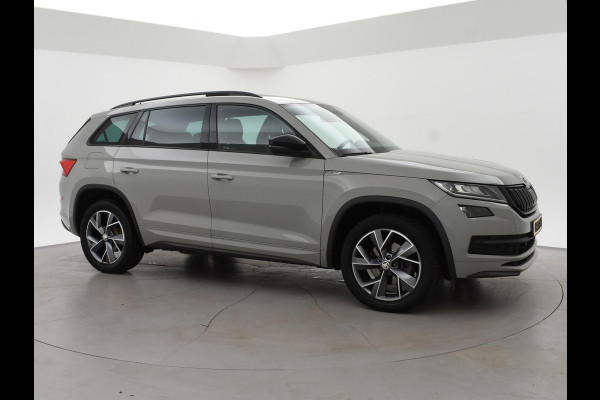 Škoda Kodiaq 1.5 TSI SPORTLINE 7-PERSOONS STEEL GREY + TREKHAAK | PANORAMA | VIRTUAL | STOELVERW. | CANTON