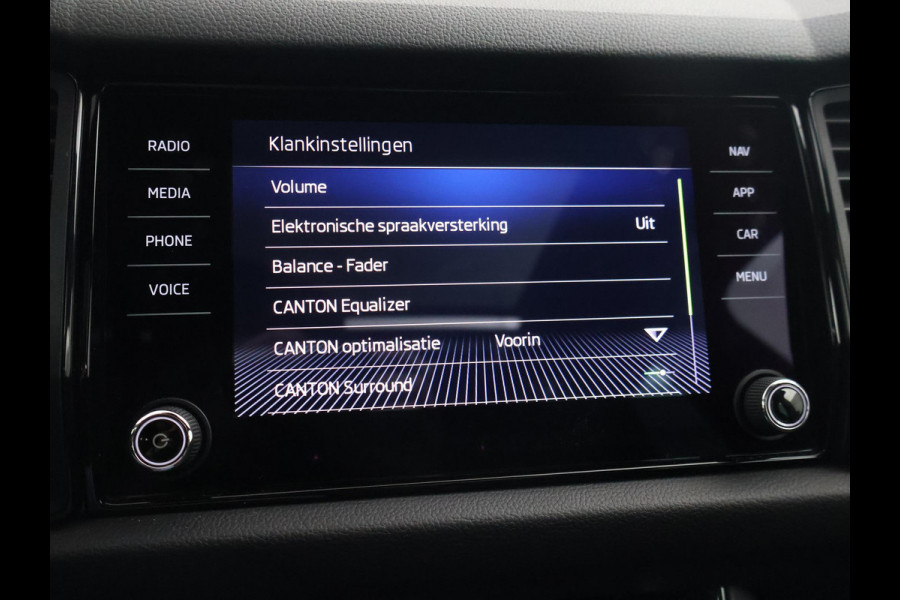 Škoda Kodiaq 1.5 TSI SPORTLINE 7-PERSOONS STEEL GREY + TREKHAAK | PANORAMA | VIRTUAL | STOELVERW. | CANTON