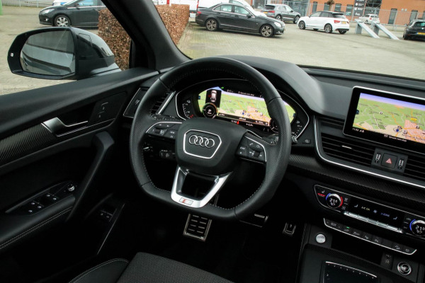 Audi Q5 50 TFSI e Quattro Competition Pro Line S S-Line 299pk Automaat! 1e|DLR|Panoramadak|Virtual Cockpit|LED Matrix|Black|22inch