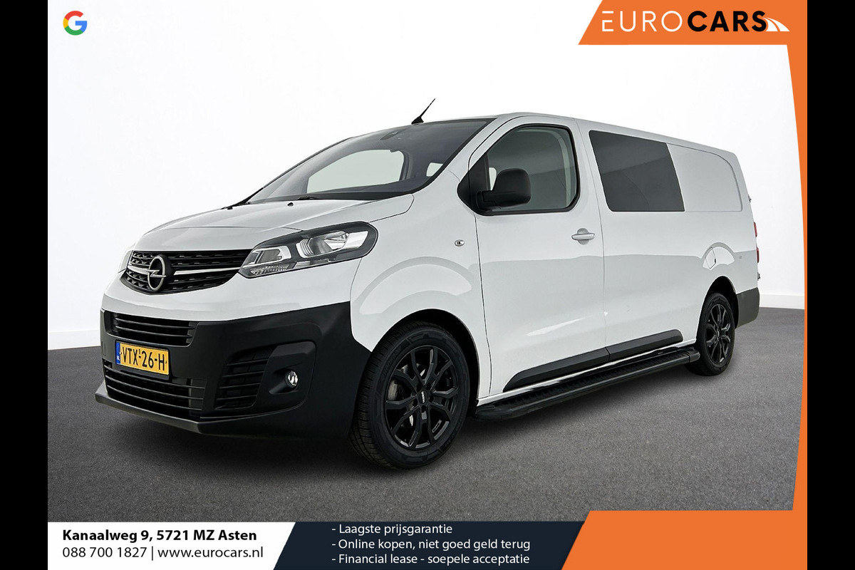 Opel Vivaro 145pk L3H1 Dubbele Cabine Sport Edition Navigatie Climate Control Trekhaak Trekhaak Parkeer sensoren Lichtmetalen Velgen