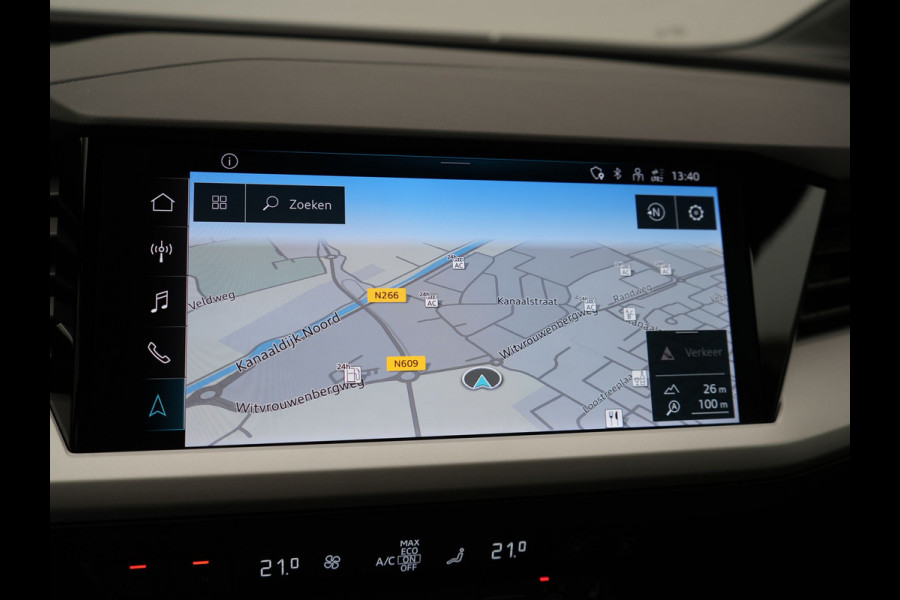 Audi Q4 e-tron 50 quattro Advanced edition 82 kWh 300pk Dealer O.H. | Apple Carplay | Voorstoelen Verwarmd | Navigatie Plus | 19"L.M | LED | Cruise Control | DAB | Virtual |
