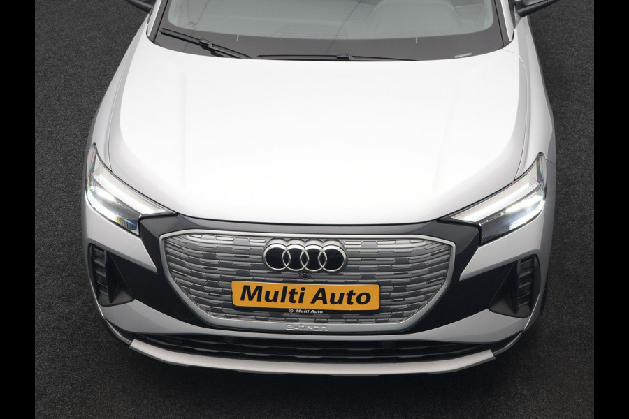 Audi Q4 e-tron 50 quattro Advanced edition 82 kWh 300pk Dealer O.H. | Apple Carplay | Voorstoelen Verwarmd | Navigatie Plus | 19"L.M | LED | Cruise Control | DAB | Virtual |