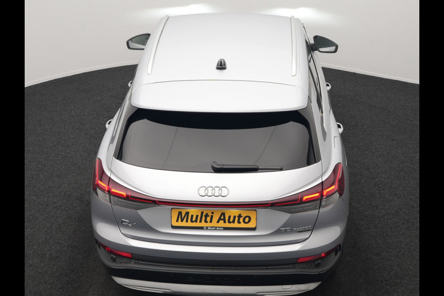 Audi Q4 e-tron 50 quattro Advanced edition 82 kWh 300pk Dealer O.H. | Apple Carplay | Voorstoelen Verwarmd | Navigatie Plus | 19"L.M | LED | Cruise Control | DAB | Virtual |