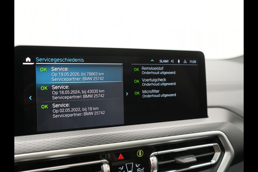 BMW iX3 M Sport High Executive 80 kWh 286pk Dealer O.H | Trekhaak Af Fabriek | Panodak | Laser LED | Head Up | Adaptive Cruise | 360 Camera | Lederen Sportstoelen Memory & Verwarmd | Harman / Kardon | Pilot Assist | Keyless | Blis | Apple Carplay | Navigatie | Virtual | DAB |