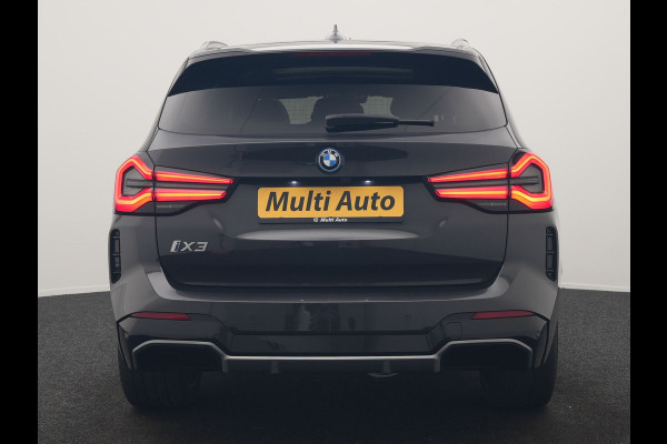 BMW iX3 M Sport High Executive 80 kWh 286pk Dealer O.H | Trekhaak Af Fabriek | Panodak | Laser LED | Head Up | Adaptive Cruise | 360 Camera | Lederen Sportstoelen Memory & Verwarmd | Harman / Kardon | Pilot Assist | Keyless | Blis | Apple Carplay | Navigatie | Virtual | DAB |