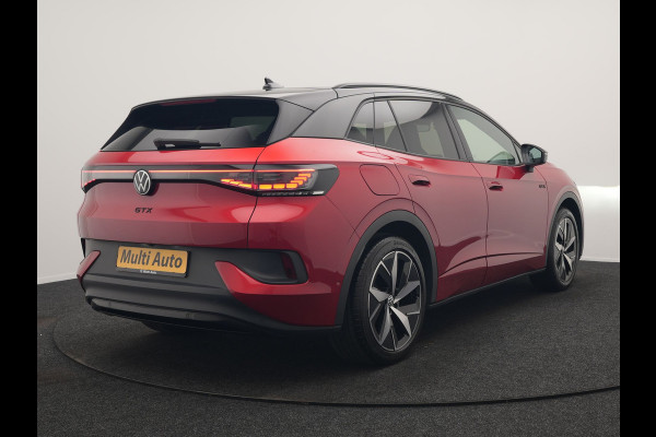 Volkswagen ID.4 GTX 4Motion 77 kWh 299pk Dealer O.H. | Sport Pakket Plus | Adaptive Cruise | Head Up | 360 Camera | Alcantara Sportstoelen Massage & Memory | IQ Light | Sfeerverlichting | Keyless | Blis | Apple Carplay | Stuur Verwarmd | Naviga