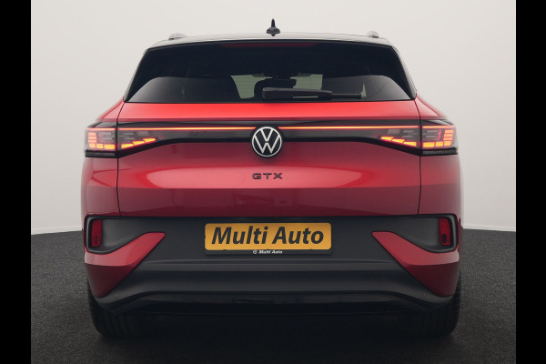 Volkswagen ID.4 GTX 4Motion 77 kWh 299pk Dealer O.H. | Sport Pakket Plus | Adaptive Cruise | Head Up | 360 Camera | Alcantara Sportstoelen Massage & Memory | IQ Light | Sfeerverlichting | Keyless | Blis | Apple Carplay | Stuur Verwarmd | Naviga