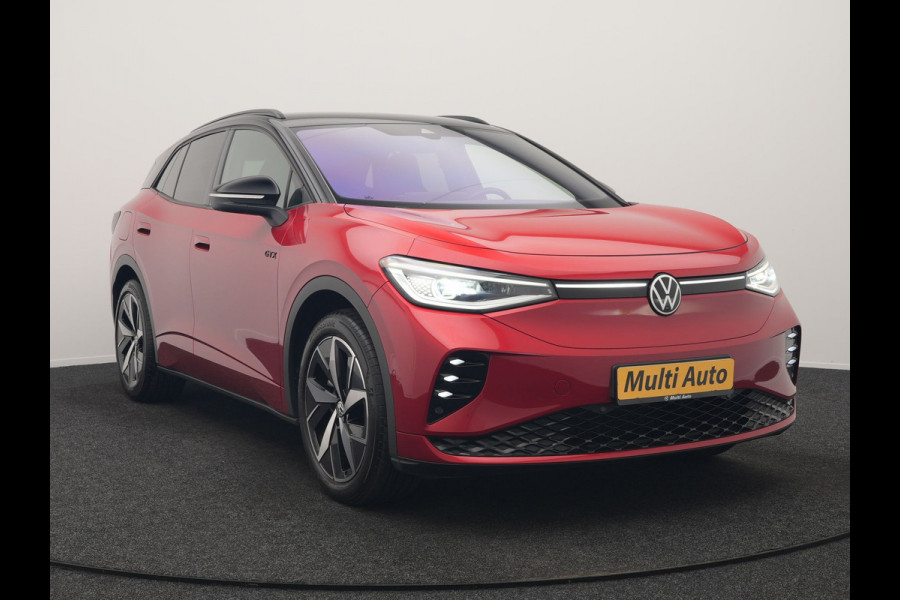 Volkswagen ID.4 GTX 4Motion 77 kWh 299pk Dealer O.H. | Sport Pakket Plus | Adaptive Cruise | Head Up | 360 Camera | Alcantara Sportstoelen Massage & Memory | IQ Light | Sfeerverlichting | Keyless | Blis | Apple Carplay | Stuur Verwarmd | Naviga