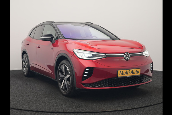 Volkswagen ID.4 GTX 4Motion 77 kWh 299pk Dealer O.H. | Sport Pakket Plus | Adaptive Cruise | Head Up | 360 Camera | Alcantara Sportstoelen Massage & Memory | IQ Light | Sfeerverlichting | Keyless | Blis | Apple Carplay | Stuur Verwarmd | Naviga