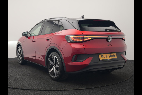 Volkswagen ID.4 GTX 4Motion 77 kWh 299pk Dealer O.H. | Sport Pakket Plus | Adaptive Cruise | Head Up | 360 Camera | Alcantara Sportstoelen Massage & Memory | IQ Light | Sfeerverlichting | Keyless | Blis | Apple Carplay | Stuur Verwarmd | Naviga