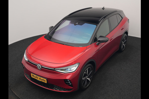 Volkswagen ID.4 GTX 4Motion 77 kWh 299pk Dealer O.H. | Sport Pakket Plus | Adaptive Cruise | Head Up | 360 Camera | Alcantara Sportstoelen Massage & Memory | IQ Light | Sfeerverlichting | Keyless | Blis | Apple Carplay | Stuur Verwarmd | Naviga