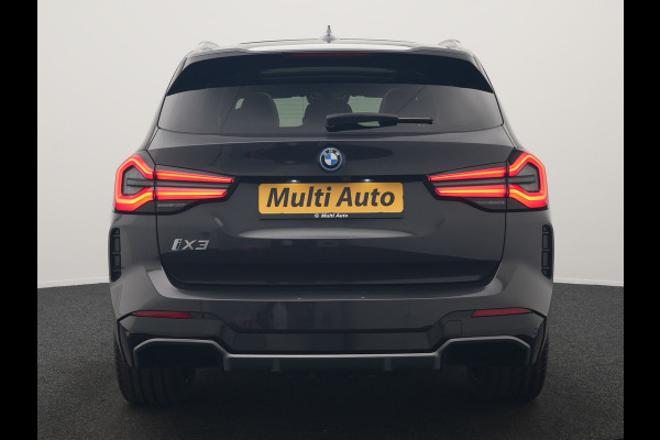 BMW iX3 M Sport High Executive 80 kWh 286pk Dealer O.H. | Panodak | Adaptive Cruise | Head Up | 360 Camera | Harman / Kardon | Lederen Sportstoelen Memory & Verwarmd | Keyless | Blis | Stuur Verwarmd | Sfeerverlichting | Apple Carplay | 20"L.M |