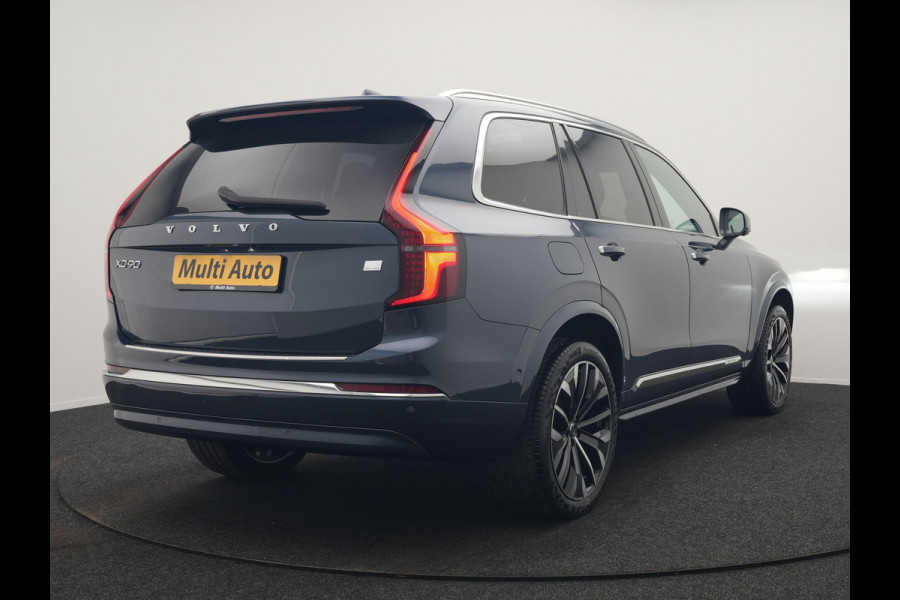 Volvo XC90 T8 AWD Ultimate Bright 7 Persoons LONG RANGE PHEV 455pk Dealer O.H. | Trekhaak Af Fabriek | Panodak | Head Up | Adaptive Cruise | 360 Camera | Bowers & Wilkins | Lederen Sportstoelen Massage & Memory & Ventilatie | Google Assistent | Stoelen & Stuur Verwarmd  | Keyless | Blis | Plug In Hybrid |