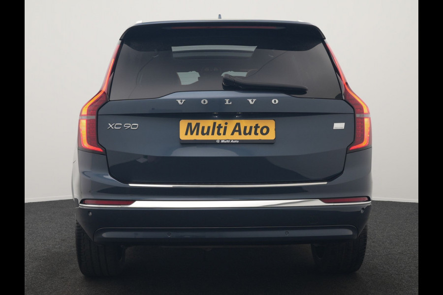Volvo XC90 T8 AWD Ultimate Bright 7 Persoons LONG RANGE PHEV 455pk Dealer O.H. | Trekhaak Af Fabriek | Panodak | Head Up | Adaptive Cruise | 360 Camera | Bowers & Wilkins | Lederen Sportstoelen Massage & Memory & Ventilatie | Google Assistent | Stoelen & Stuur Verwarmd  | Keyless | Blis | Plug In Hybrid |