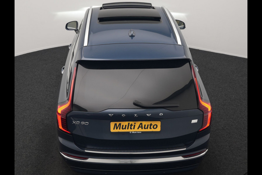 Volvo XC90 T8 AWD Ultimate Bright 7 Persoons LONG RANGE PHEV 455pk Dealer O.H. | Trekhaak Af Fabriek | Panodak | Head Up | Adaptive Cruise | 360 Camera | Bowers & Wilkins | Lederen Sportstoelen Massage & Memory & Ventilatie | Google Assistent | Stoelen & Stuur Verwarmd  | Keyless | Blis | Plug In Hybrid |