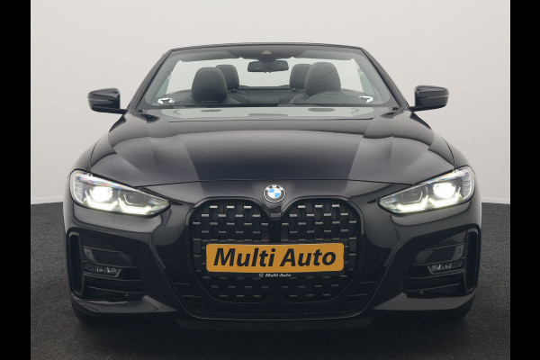 BMW 4 Serie Cabrio 430i M Sport 245pk Dealer O.H. | Adaptief Onderstel | Nekverwarming | Camera | Lederen Sportstoelen Memory & Verwarmd | Hifi Audio | Sfeerverlichting | Stuur Verwarmd | 19"L.M | Blis | Apple Carplay | Navigatie | DAB |