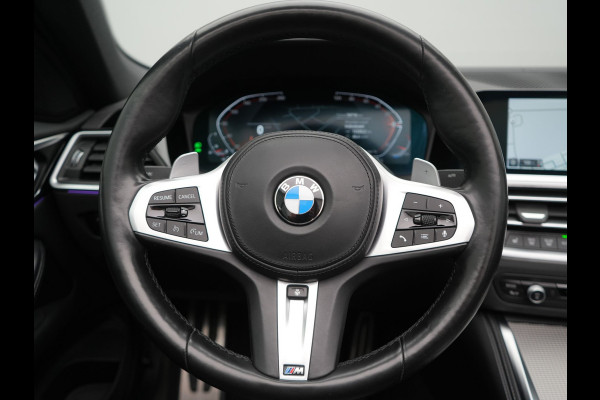 BMW 4 Serie Cabrio 430i M Sport 245pk Dealer O.H. | Adaptief Onderstel | Nekverwarming | Camera | Lederen Sportstoelen Memory & Verwarmd | Hifi Audio | Sfeerverlichting | Stuur Verwarmd | 19"L.M | Blis | Apple Carplay | Navigatie | DAB |