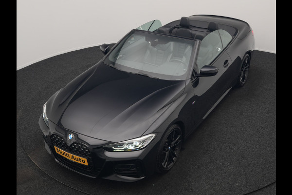 BMW 4 Serie Cabrio 430i M Sport 245pk Dealer O.H. | Adaptief Onderstel | Nekverwarming | Camera | Lederen Sportstoelen Memory & Verwarmd | Hifi Audio | Sfeerverlichting | Stuur Verwarmd | 19"L.M | Blis | Apple Carplay | Navigatie | DAB |