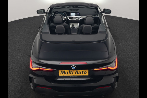 BMW 4 Serie Cabrio 430i M Sport 245pk Dealer O.H. | Adaptief Onderstel | Nekverwarming | Camera | Lederen Sportstoelen Memory & Verwarmd | Hifi Audio | Sfeerverlichting | Stuur Verwarmd | 19"L.M | Blis | Apple Carplay | Navigatie | DAB |