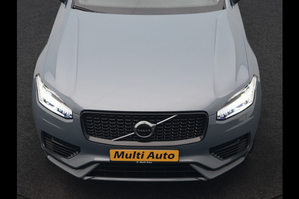 Volvo XC90 T8 Recharge AWD R-Design 7 Persoons Long Range PHEV 456pk Dealer O.H | Luchtvering | Trekhaak Af Fabriek | Panodak | 360 Camera | Adaptive Cruise | Harman  / Kardon | Alcantara Sportstoelen Memory & Verwarmd | Keyless | Pilot Assist | Apple Carplay | Stuur Verwarmd | BLIS | Adaptive LED | Navigatie | Virtual | DAB | 22"L.M | Plug In Hybrid |