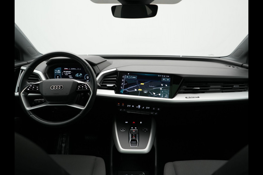Audi Q4 Sportback e-tron 40 Advanced edition 82 kWh 204pk Dealer O.H. | Panodak | Adaptive Cruise | Camera | Keyless | Apple Carplay | Stoelverwarming | Navigatie | DAB | Virtual Cockpit | 19"L.M |