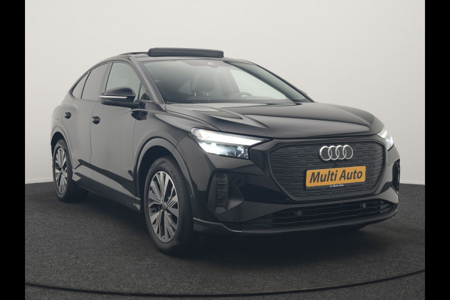 Audi Q4 Sportback e-tron 40 Advanced edition 82 kWh 204pk Dealer O.H. | Panodak | Adaptive Cruise | Camera | Keyless | Apple Carplay | Stoelverwarming | Navigatie | DAB | Virtual Cockpit | 19"L.M |