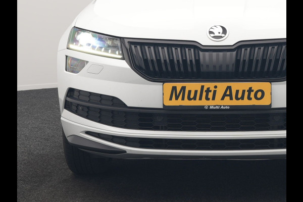 Škoda Karoq 1.5 TSI ACT Sportline DSG 150pk Dealer O.H | Panodak | Adaptive Cruise | Camera | RS Sportstoelen Verwarmd | Blis | Keyless | Apple Carplay | Black Optic | Virtual | Navigatie | DAB | 18"L.M |