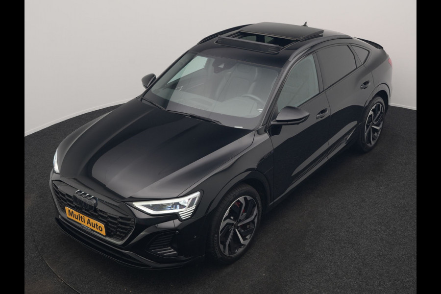 Audi Q8 Sportback e-tron 55 Quattro S edition 114 kWh 408pk Dealer O.H | Luchtvering | Panodak | Black Optic | Adaptive Cruise | 360 Camera | B&O Soundsystem | 21"L.M | Alcantara Sportstoelen Memory | Apple Carplay | Matrix LED |