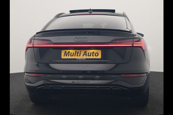 Audi Q8 Sportback e-tron 55 Quattro S edition 114 kWh 408pk Dealer O.H | Luchtvering | Panodak | Black Optic | Adaptive Cruise | 360 Camera | B&O Soundsystem | 21"L.M | Alcantara Sportstoelen Memory | Apple Carplay | Matrix LED |