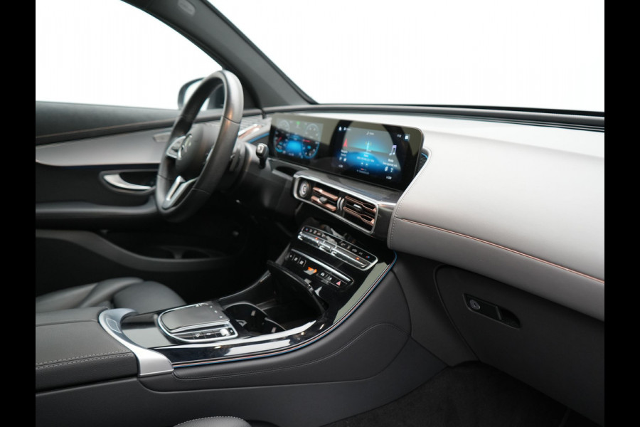 Mercedes-Benz EQC 400 4MATIC 85 kWh 408pk Dealer O.H | Panodak | Adaptive Cruise | 360 Camera | Lederen Sportstoelen Massage & Verwarmd | Multibeam LED | MBUX Widescreen Navi | Keyless | Sfeerverlichting | BLIS | Apple Carplay | Virtual | DAB | 19"L.M |