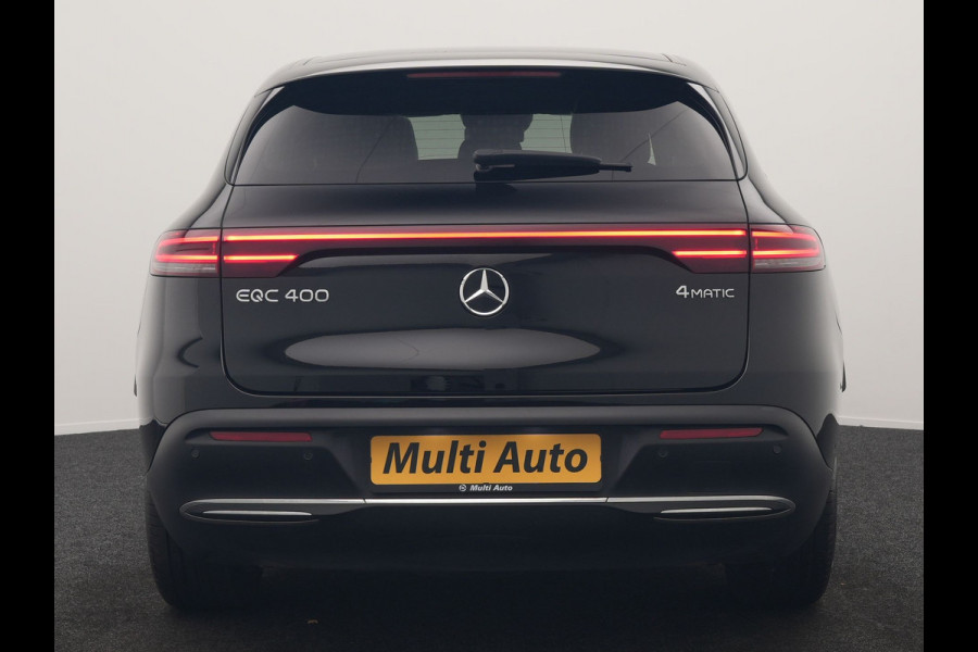 Mercedes-Benz EQC 400 4MATIC 85 kWh 408pk Dealer O.H | Panodak | Adaptive Cruise | 360 Camera | Lederen Sportstoelen Massage & Verwarmd | Multibeam LED | MBUX Widescreen Navi | Keyless | Sfeerverlichting | BLIS | Apple Carplay | Virtual | DAB | 19"L.M |