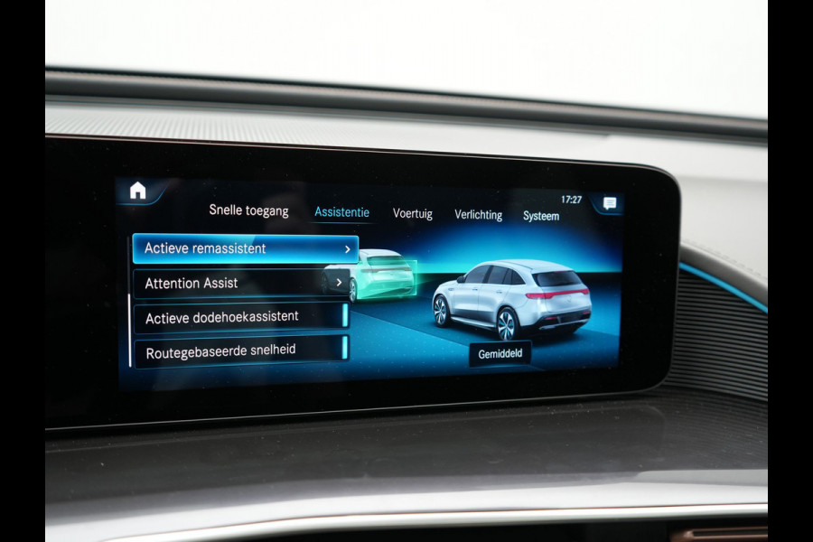 Mercedes-Benz EQC 400 4MATIC 85 kWh 408pk Dealer O.H | Panodak | Adaptive Cruise | 360 Camera | Lederen Sportstoelen Massage & Verwarmd | Multibeam LED | MBUX Widescreen Navi | Keyless | Sfeerverlichting | BLIS | Apple Carplay | Virtual | DAB | 19"L.M |