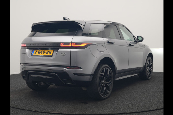 Land Rover Range Rover Evoque 1.5 P300e AWD R-Dynamic SE PHEV 309pk | Trekhaak Afn. | Adaptive Cruise | Head Up | 360 Camera | Meridian Audio | Lederen Sportstoelen Memory & Verwarmd | Keyless | Blis | Stuur Verwarmd | Apple Carplay | 20"L.M | Plug In Hybrid