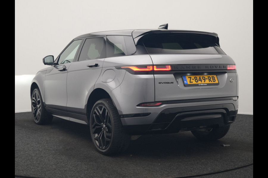 Land Rover Range Rover Evoque 1.5 P300e AWD R-Dynamic SE PHEV 309pk | Trekhaak Afn. | Adaptive Cruise | Head Up | 360 Camera | Meridian Audio | Lederen Sportstoelen Memory & Verwarmd | Keyless | Blis | Stuur Verwarmd | Apple Carplay | 20"L.M | Plug In Hybrid